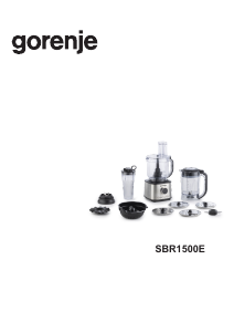 Instrukcja Gorenje SBR1500E Robot planetarny