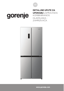 Priručnik Gorenje NRM819E61X Frižider – zamrzivač