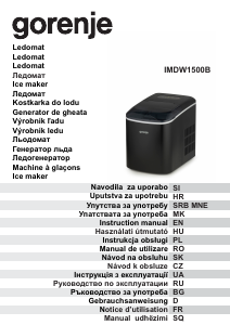 Bedienungsanleitung Gorenje IMDW1500B Eiswürfelbereiter