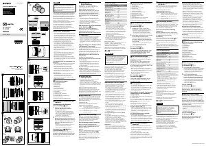 Manual Sony SEL135F18GM Lente