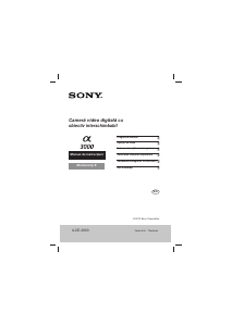 Manual Sony Alpha ILCE-3000K Cameră digitală