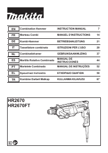 Bruksanvisning Makita HR2670FT Slagborrmaskin