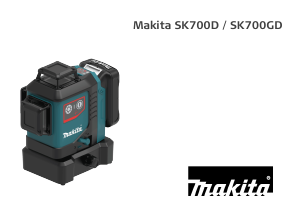 Bedienungsanleitung Makita SK700GD Linienlaser