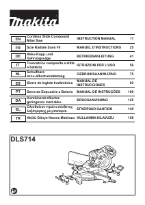 Manual Makita DLS714N Serra de esquadria