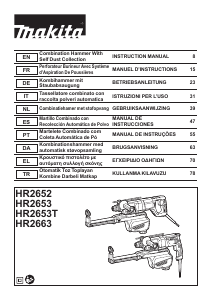 Manual de uso Makita HR2653T Martillo perforador