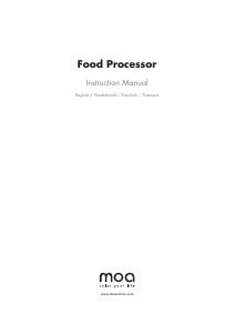 Mode d’emploi Moa FP02B Robot de cuisine