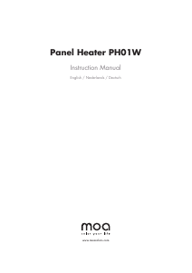 Bedienungsanleitung Moa PH01W Heizgerät