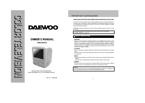 Manual Daewoo DDQ-9H1SC Television