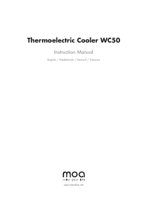 Mode d’emploi Moa WC50 Cave à vin
