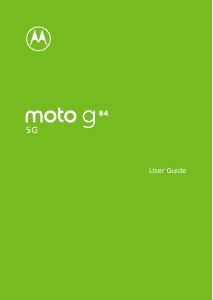 Manual Motorola Moto G84 Mobile Phone