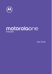 Manual Motorola One Macro Mobile Phone