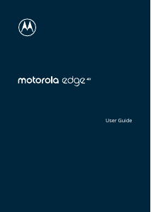 Manual Motorola Edge 40 Mobile Phone