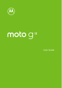 Bruksanvisning Motorola Moto G13 Mobiltelefon