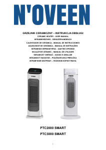 Manual N'oveen PTC3000 Smart Radiator