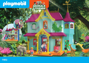 Brugsanvisning Playmobil set 71852 Animals & Friends Dyrenes palæ