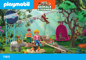 Brugsanvisning Playmobil set 71855 Animals & Friends Fødselsdagsfest