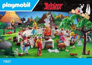 Εγχειρίδιο Playmobil set 71827 Asterix Asterix: Το συμπόσιο του χωριού των Γαλατών