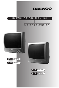 Manual Daewoo DTQ-13P2FC Television