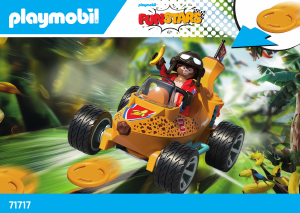 Εγχειρίδιο Playmobil set 71717 Funstars Crazy Kart Μπανάνα
