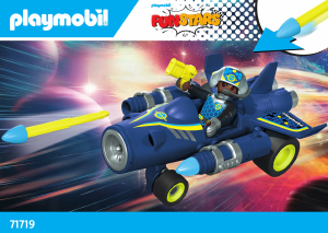 Manuale Playmobil set 71719 Funstars Racing Jet Spaziale
