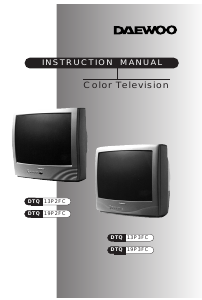 Manual Daewoo DTQ-13P3FC Television