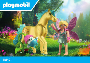 Brugsanvisning Playmobil set 71842 Magic Unicorns Samleobjekt: Solskinblomst med fe