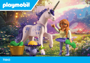 Brugsanvisning Playmobil set 71843 Magic Unicorns Samleobjekt: Heldig lavendel med fe