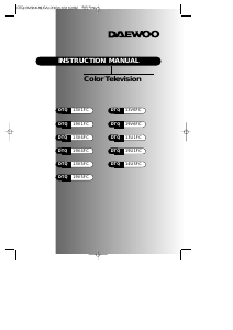 Manual Daewoo DTQ-13U1FC Television