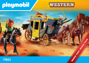 Mode d’emploi Playmobil set 71862 Western Attaque de diligence au Far West
