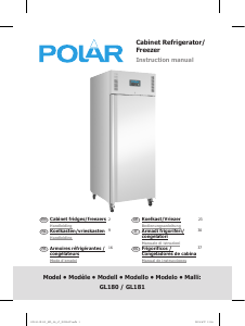 Manuale Polar GL181 Frigorifero