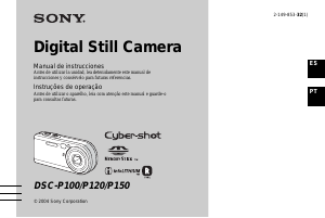 Manual de uso Sony Cyber-shot DSC-P150 Cámara digital