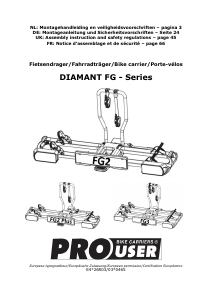 Manual Pro User Diamant FG3 Bicycle Carrier