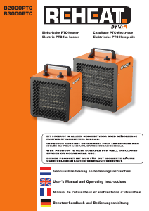 Handleiding Reheat B2000PTC Kachel