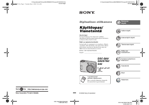 Käyttöohje Sony Cyber-shot DSC-S80 Digitaalikamera