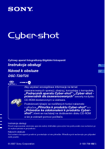Instrukcja Sony Cyber-shot DSC-T20HDPR Aparat cyfrowy