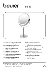 Manual de uso Beurer BS 69 Espejo