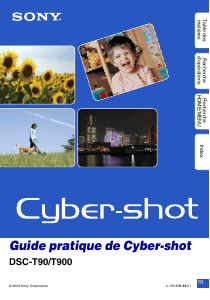 Mode d’emploi Sony Cyber-shot DSC-T900 Appareil photo numérique