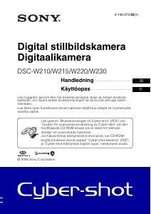 Bruksanvisning Sony Cyber-shot DSC-W210 Digitalkamera