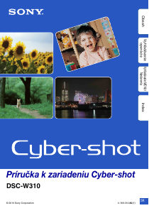 Návod Sony Cyber-shot DSC-W310 Digitálna kamera