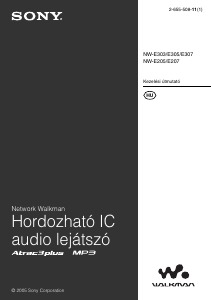 Használati útmutató Sony NW-E307 Walkman MP3-lejátszó