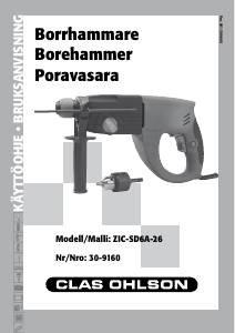 Bruksanvisning Cotech ZIC-SD6A-26 Borhammer