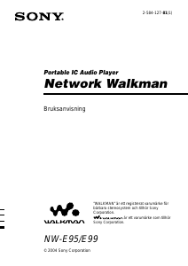 Bruksanvisning Sony NW-E99 Walkman Mp3 spelare