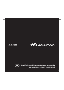 Návod Sony NW-S705F Walkman Mp3 prehrávač