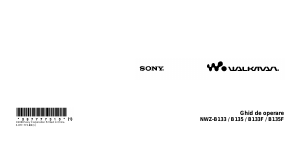Manual Sony NWZ-B135 Walkman Mp3 player