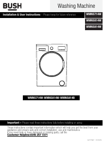 Manual Bush WMNS814B Washing Machine