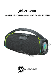 Instrukcja N-Gear NRG200 Głośnik