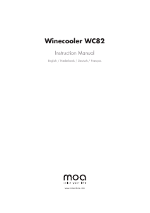 Bedienungsanleitung Moa WC82 Weinklimaschrank