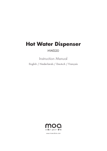Bedienungsanleitung Moa HWD20B Wasserspender
