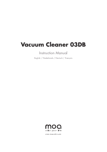 Mode d’emploi Moa VC03DB Aspirateur