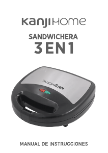 Manual de uso Kanji KJH-SM750M3N1-01 Grill de contacto